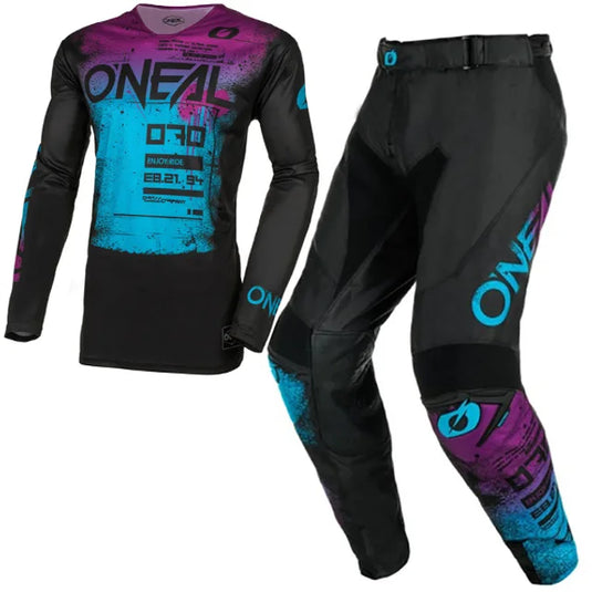 ONeal Mayhem Scarz V24 Black Blue Kit Combo