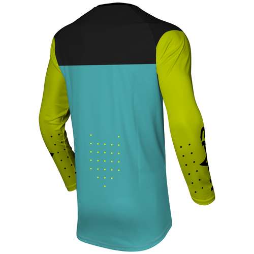 Seven MX 24.1 Youth Vox Aperture Flo Yellow Blue Jersey