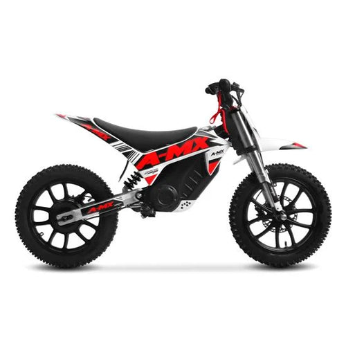 Amped A‑MX 12" Electric Dirt Bike - White