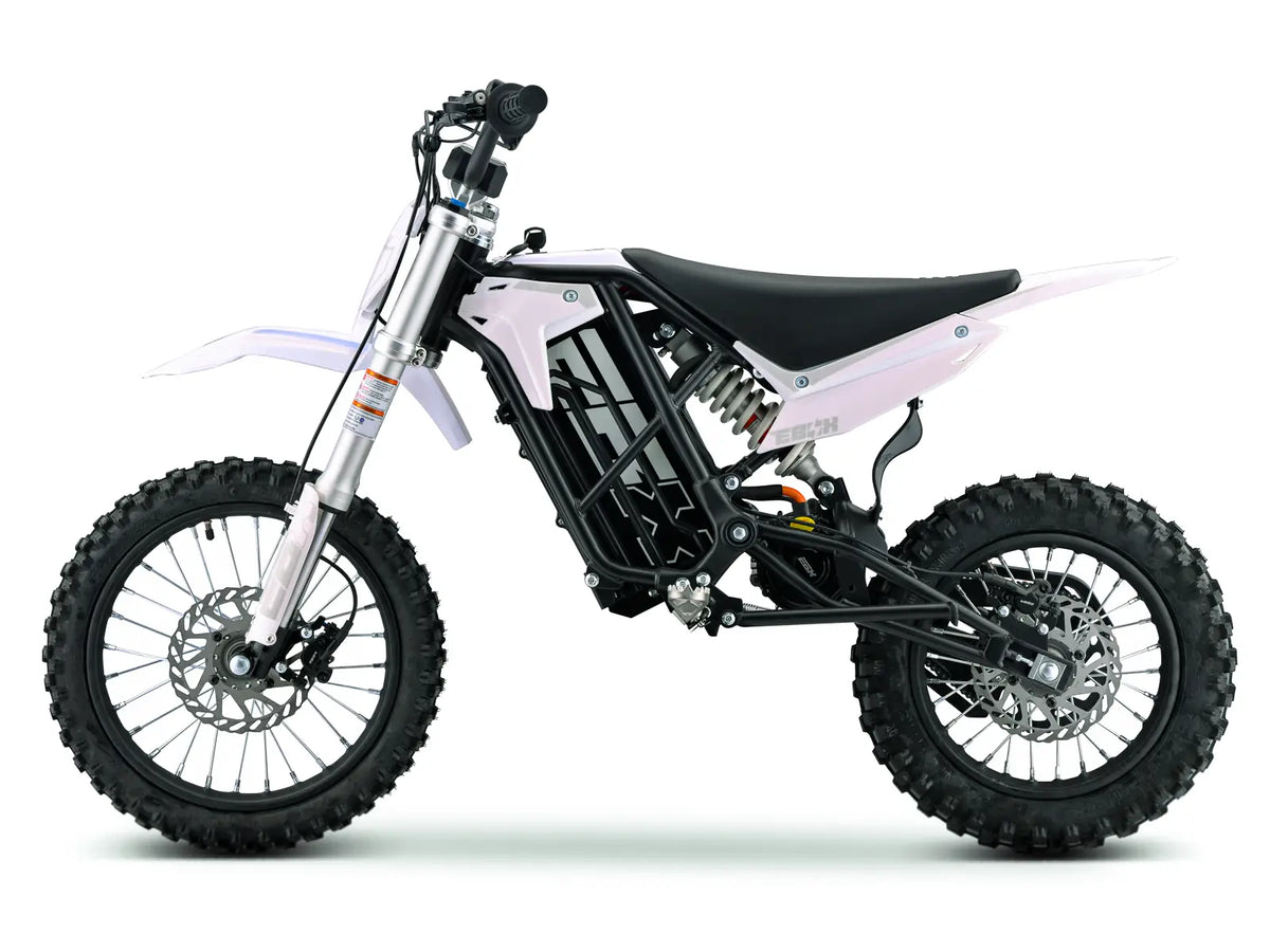 EBOX V3 60 3.3kW Electric Off-Road Bike – White | Garland Powersports