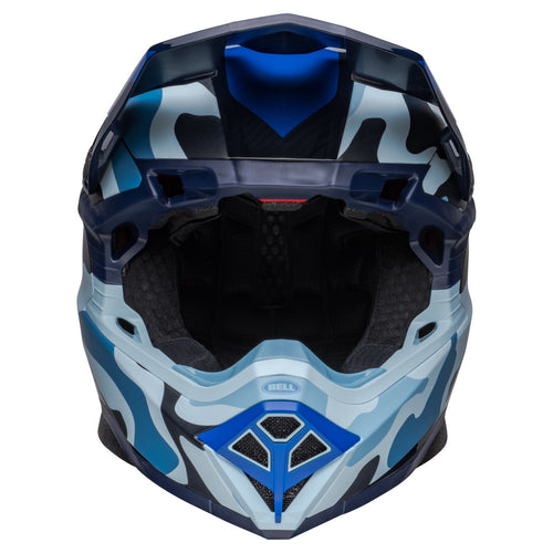 Bell Moto-10 Spherical Mips Ferrandis Matte Gloss Dark Blue Light Blue Motocross Helmet