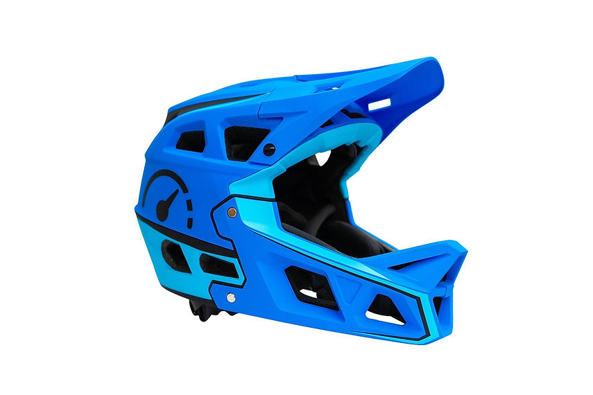 Revvi MTB Full Face Kids Helmet - Blue