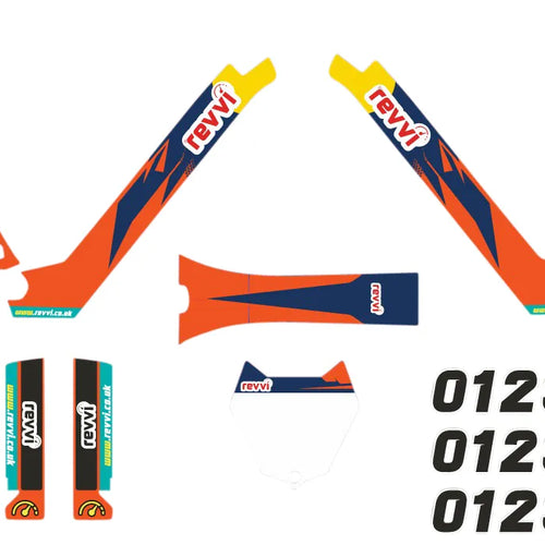Revvi 20" MX Replica Graphics Kit – Orange