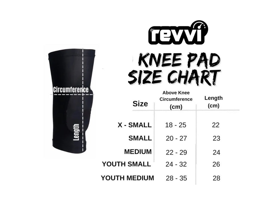 Revvi Kids GO-SHOCK™ Knee Pads – Pair