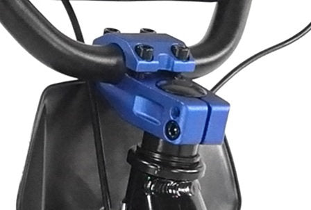 Revvi Anodised Handlebar Clamp To Fit 12", 16" & 16" Plus Models - Blue