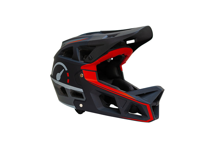 Revvi MTB Full Face Kids Helmet - Black