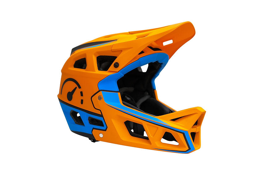 Revvi MTB Full Face Kids Helmet - Orange