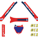 Revvi 20" MX Replica Graphics Kit – Red/Blue