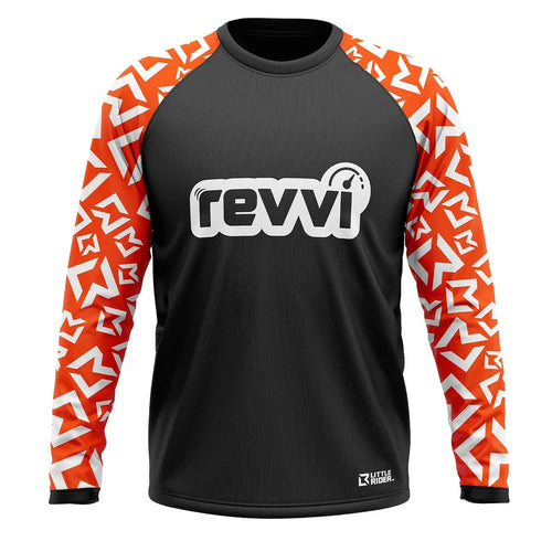 Revvi 12" Electric Bike + Riding Gear Bundle - Orange