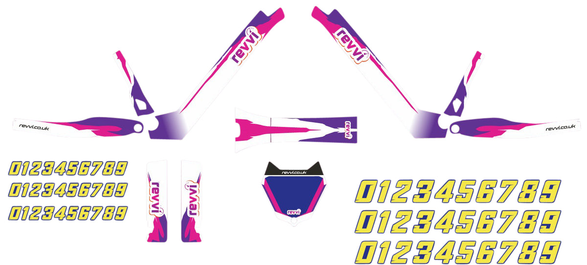 Revvi 20" MX Replica Graphics Kit – Purple