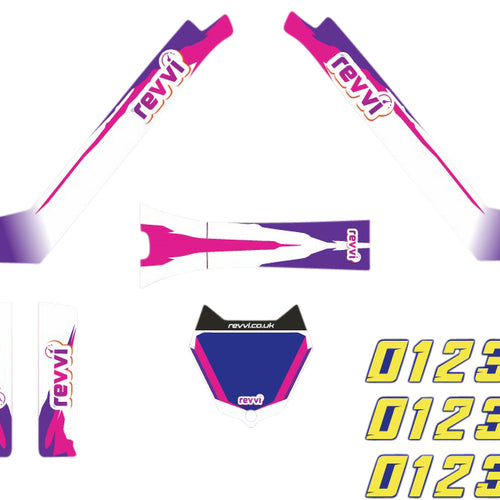Revvi 20" MX Replica Graphics Kit – Purple