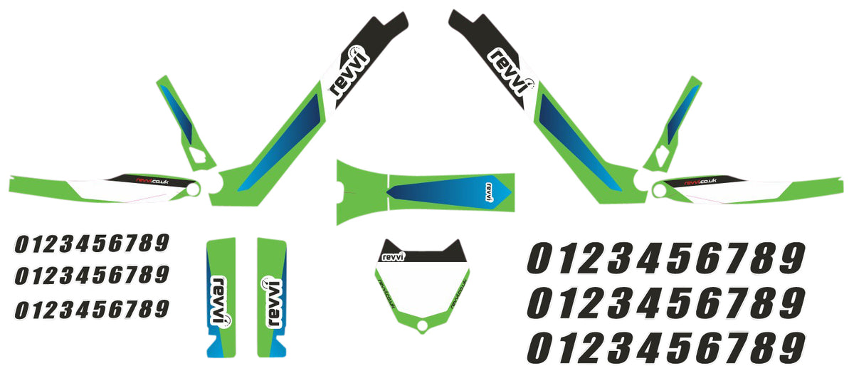 Revvi 20" MX Replica Graphics Kit – Green