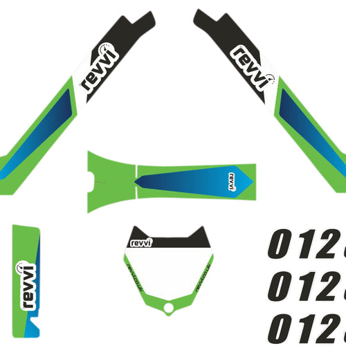 Revvi 20" MX Replica Graphics Kit – Green
