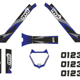 Revvi 20" MX Replica Graphics Kit – Blue