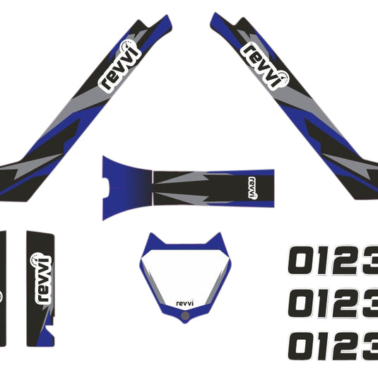 Revvi 20" MX Replica Graphics Kit – Blue