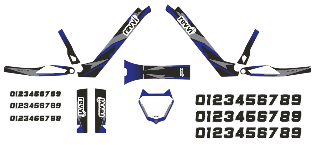 Revvi 20" MX Replica Graphics Kit – Blue