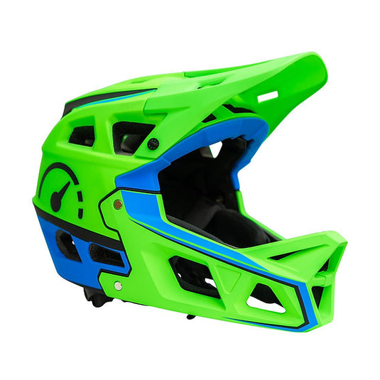 Revvi MTB Full Face Kids Helmet - Green
