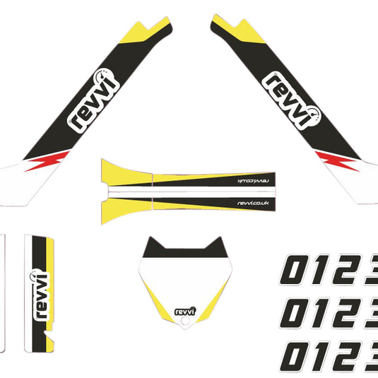 Revvi 20" MX Replica Graphics Kit – Yellow