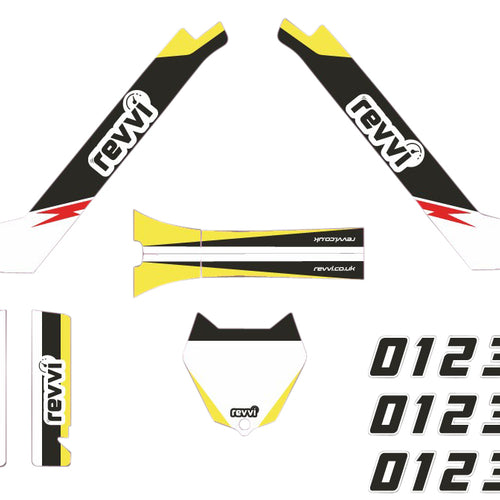 Revvi 20" MX Replica Graphics Kit – Yellow