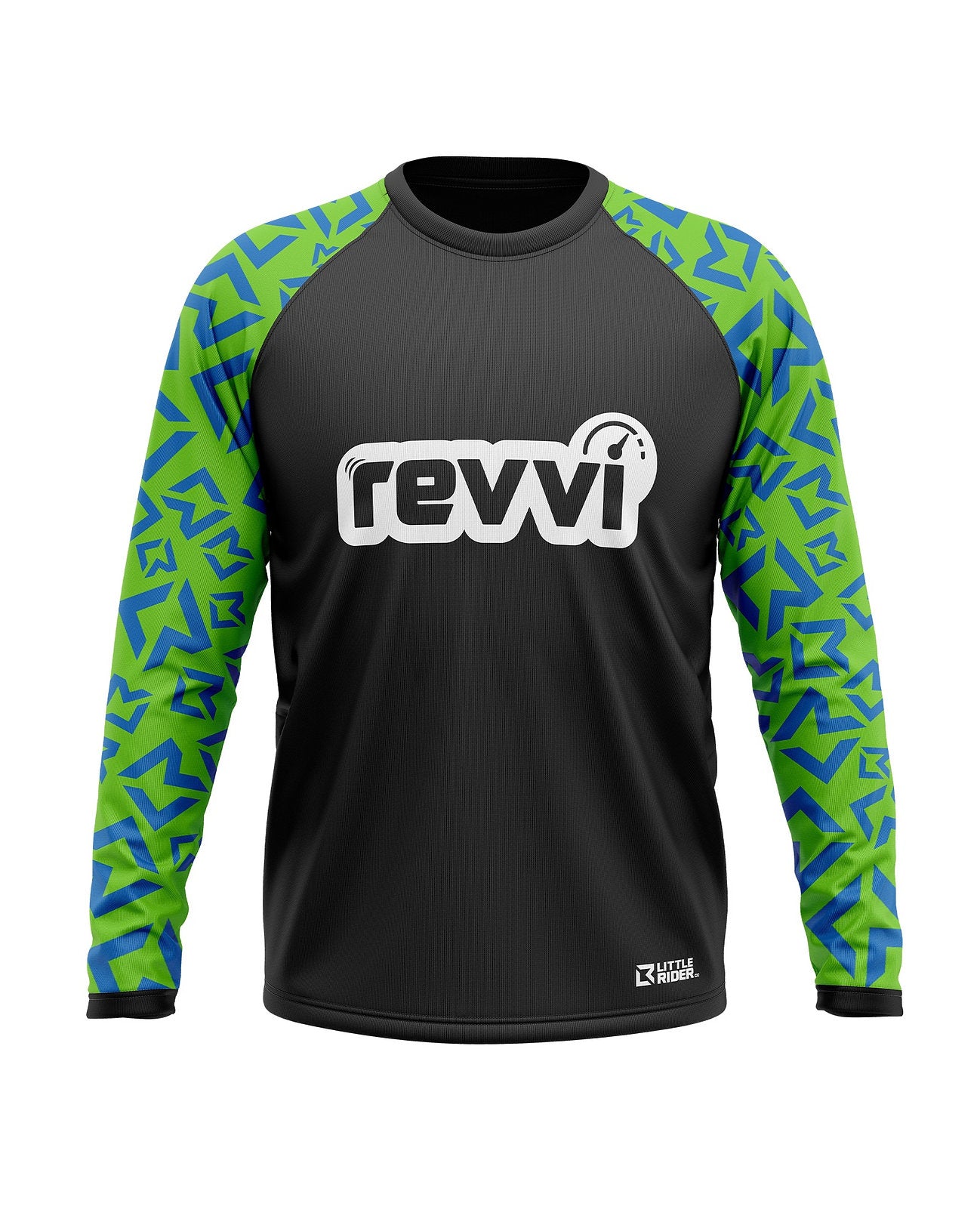 Revvi Kids Riding Jersey - Green