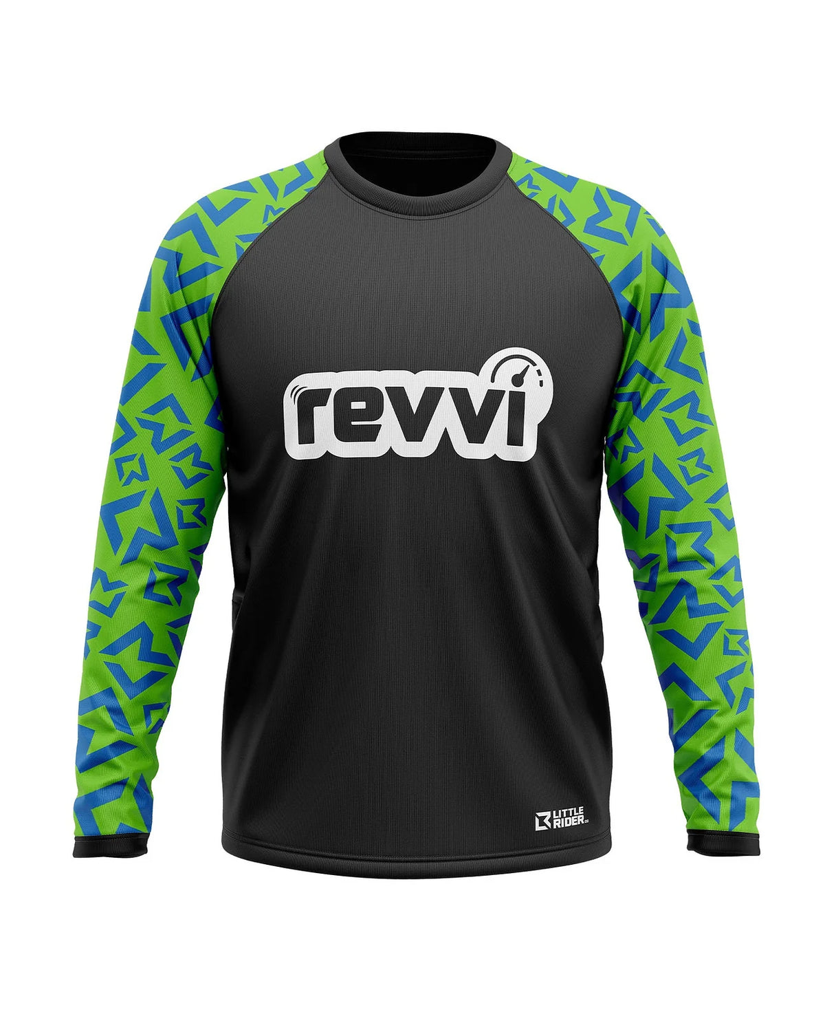 Revvi 12" Electric Bike + Riding Gear Bundle - Green