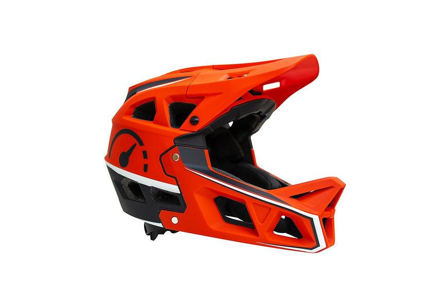 Revvi MTB Full Face Kids Helmet - Red