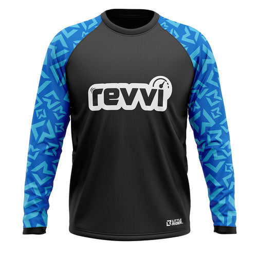 Revvi 16 XL Electric Bike + Riding Gear Bundle - Blue