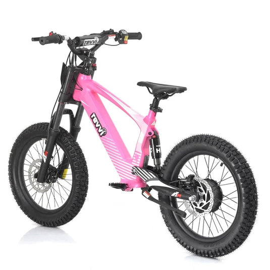 Revvi 18" 500W Electric Bike - Pink