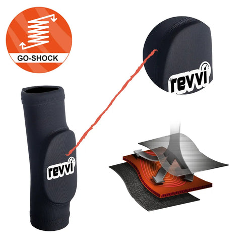 Revvi Kids GO-SHOCK™ Elbow Pads – Pair