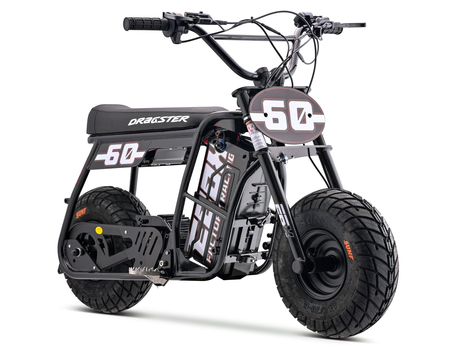 EBOX Dragster 60 3.3kw Electric Mini Bike - 2026 Black SM (PREORDER)