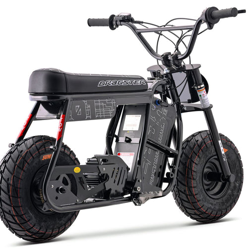EBOX Dragster 60R 4.5kw Electric Mini Bike - 2026 Black SM (PREORDER)