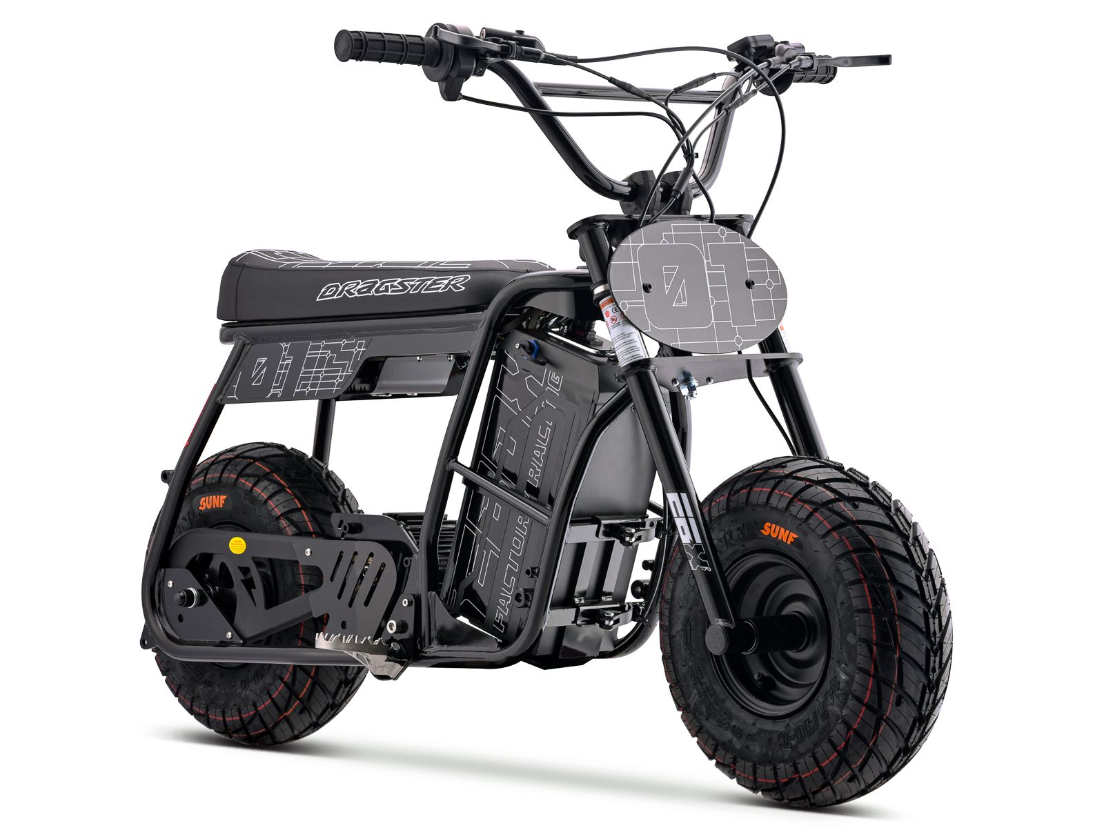 EBOX Dragster 60R 4.5kw Electric Mini Bike - 2026 Black SM (PREORDER)