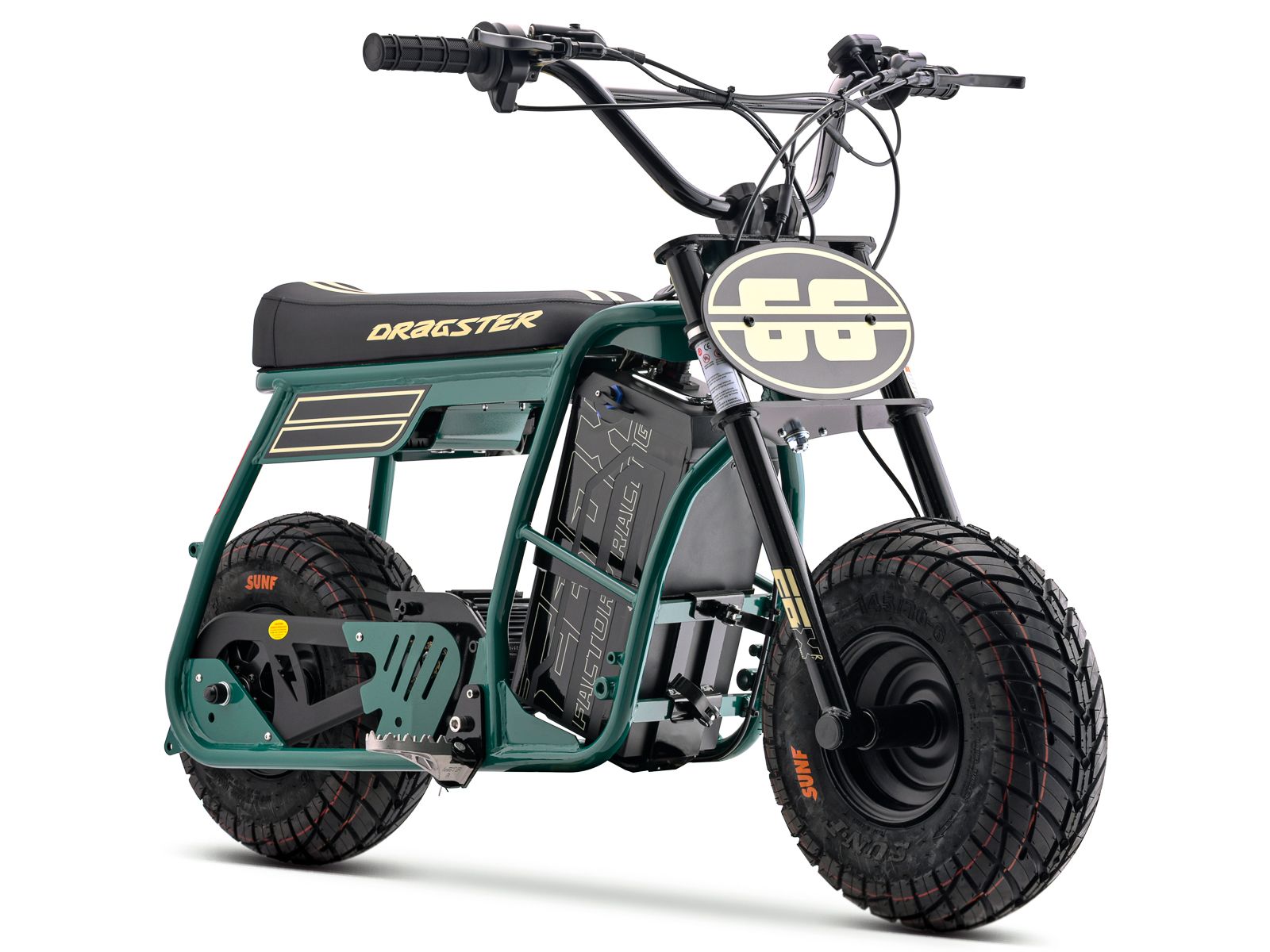 EBOX Dragster 60R 4.5kw Electric Mini Bike - 2026 Green SM (PREORDER)