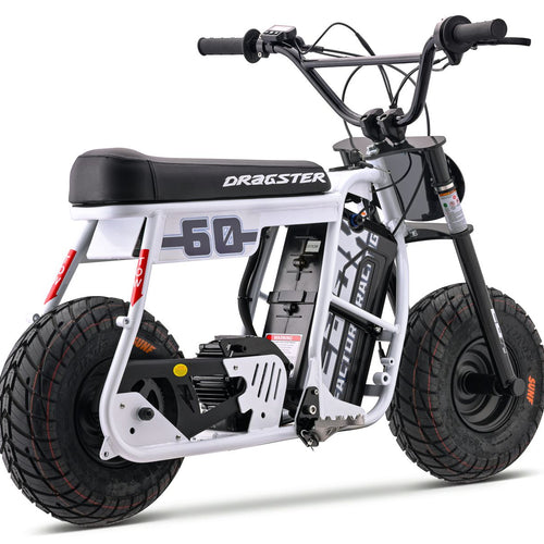 EBOX Dragster 60 3.3kw Electric Mini Bike - 2026 White SM (PREORDER)