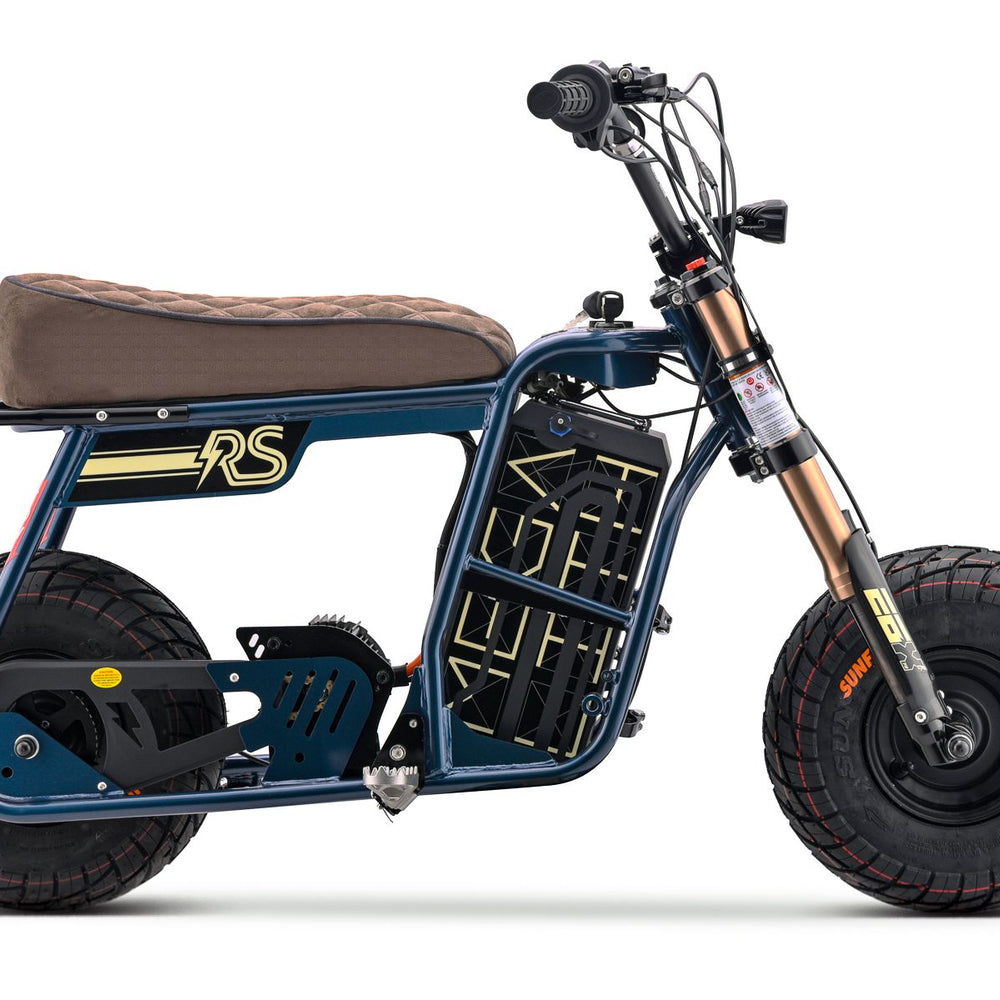 Power Motion Ebox EBOX Dragster RS 5.4kW Electric Mini Bike — Navy | Garland Powersports