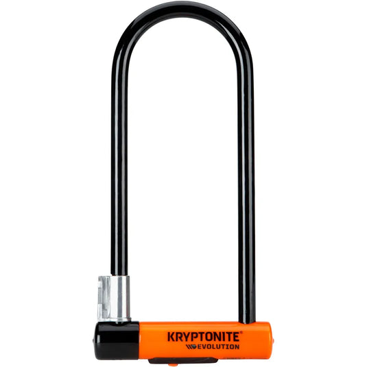 Kryptonite Evolution Long Shackle U-Lock With Flexframe Bracket Sold Secure Gold