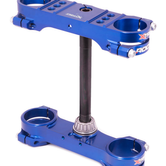 Xtrig ROCS Tech Triple Clamps Blue KTM SX85 03-24 / HUSQVARNA TC85 14-24 / GAS GAS MC85 21-24 OS 14MM