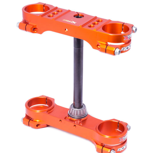 Xtrig ROCS Tech Triple Clamps Orange KTM SX85 03-24 / HUSQVARNA TC85 14-24 / GAS GAS MC85 21-24 OS 14MM