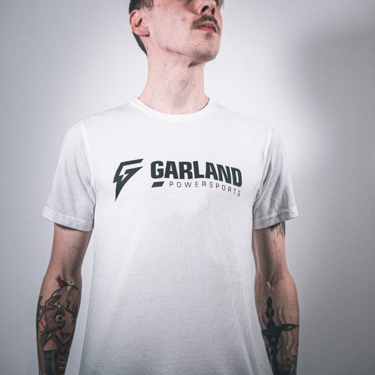 Garland Powersports White Mens Tee