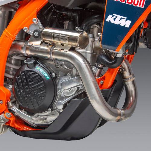 Yoshimura RS-12 Full Exhaust System S.Steel/S.Steel/Carbon Cap KTM SX-F450 2023