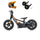 Revvi 12 Electric Bike, Stabilisers & Helmet Bundle – Orange