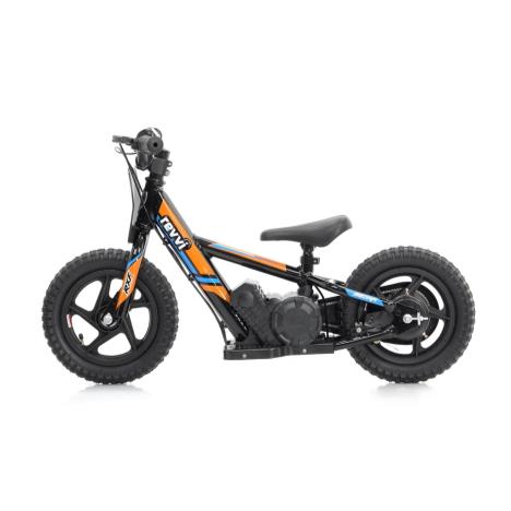 Revvi 12" Electric Bike + Riding Gear Bundle - Orange