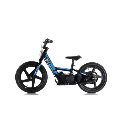Revvi 16" Electric Bike + Riding Gear Bundle - Blue