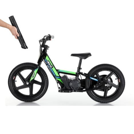Revvi 16" Electric Bike & Spare Upgraded Battery Bundle - Green