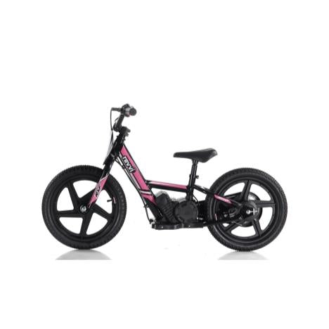 Revvi 16" Electric Bike + Riding Gear Bundle - Pink