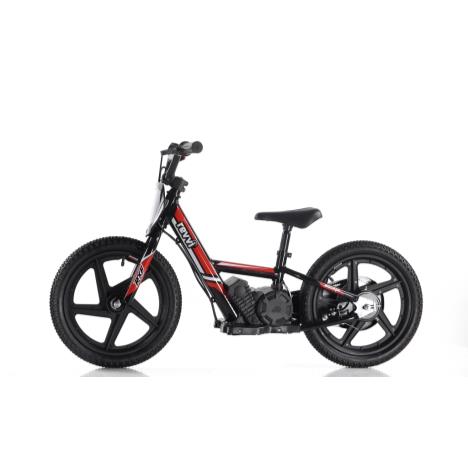 Revvi 16" Electric Bike + Riding Gear Bundle - Red