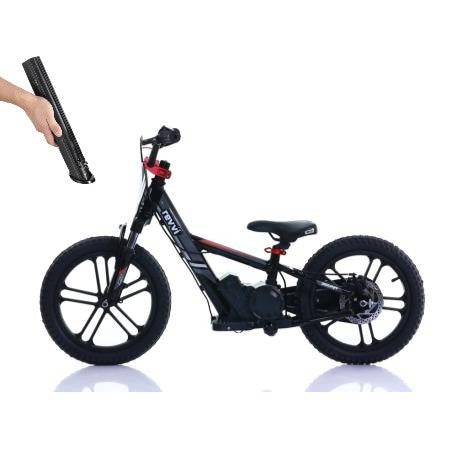 Revvi 16" Plus Electric Bike & Spare Upgraded Battery Bundle - Black