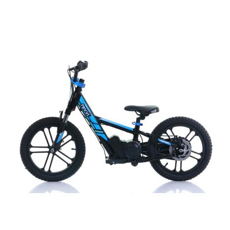 Revvi 16" Plus Electric Bike + Riding Gear Bundle - Blue