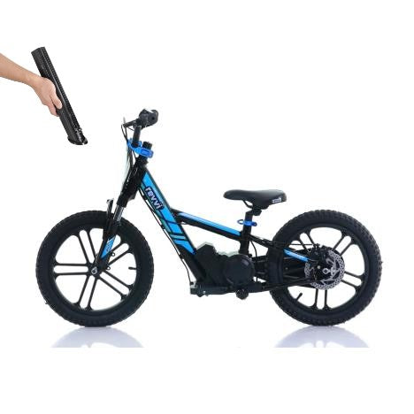 Revvi 16" Plus Electric Bike & Spare Upgraded Battery Bundle - Blue