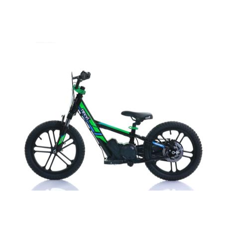 Revvi 16" Plus Electric Bike + Riding Gear Bundle - Green